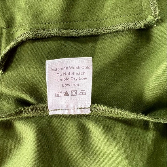 Tuckernuck Dark Green Blake Button Up Boxy Mini Dress, XS - Picture 9 of 10